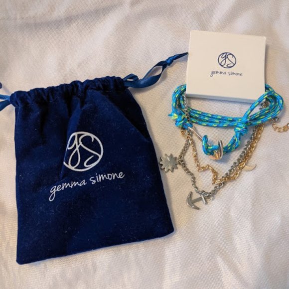 NWT Gemma Simone Nautical 3 Bracelet Set - Picture 1 of 6